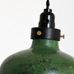 Carica l'immagine nella visualizzazione Galleria, Distressed green metal finish detail