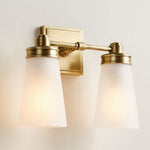 Load image into Gallery viewer, Derlina Wall Sconce Light - Zinc Alloy with Glass Shade in Modern Finishes
