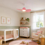 Bild in die Galerieansicht laden, Designer Hat Two-Blade Ceiling Fan Light scene image