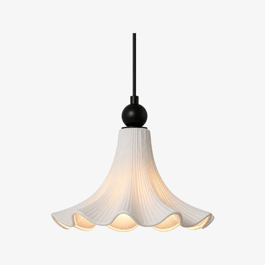 Lámpara colgante floral vintage francesa Cazelle – Lámpara colgante retro para dormitorio y entrada