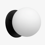 Load image into Gallery viewer, Glorica Glass Brass Wall Sconce - Frosted Globe Classic Light For Warm Ambiance
