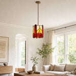 Carica l'immagine nella visualizzazione Galleria, Rose motif pendant in a bright daytime interior