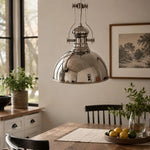 Cargar imagen en el visor de la Galería, Bauhaus chrome dome pendant light
