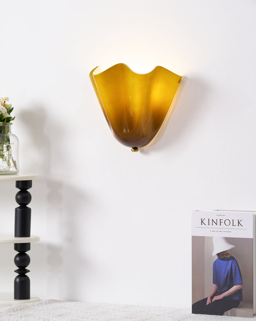 Bellina Modern Wall Light - Artisanal Glass Vera Lamp for Interior Decor