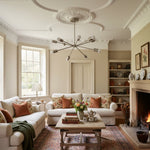 Load image into Gallery viewer, Mobilux Line Mid Century Sputnik Chandelier - Modern Brass Ceiling Light
