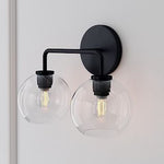 Load image into Gallery viewer, Selvion Artistic Globe Sconce Light - Handcrafted Glass Sculptural Wall Fixture
