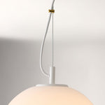 Load image into Gallery viewer, Lumivelle Minimalist Glass Pendant – Adjustable Height Dimmable Design
