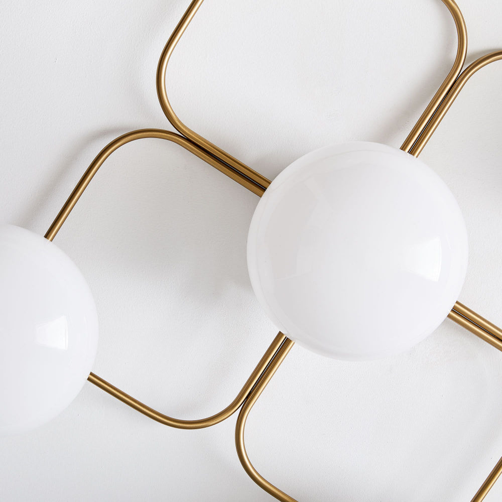 Lámpara de techo moderna Brimush con múltiples globos y luz suave difusa para entrada o sala de estar