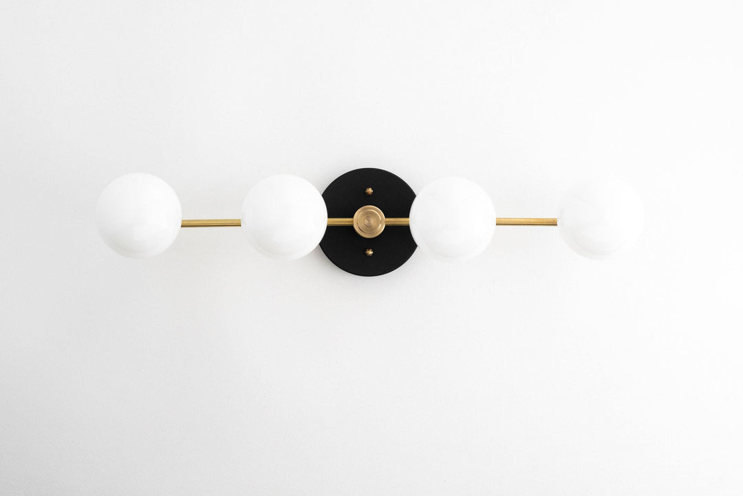 Glorica Glass Long Vanity Light - Modern Minimalist Wall Sconce Design