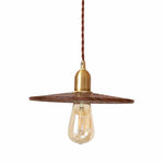 Cargar imagen en el visor de la Galería, North American walnut carved wooden pendant light shade