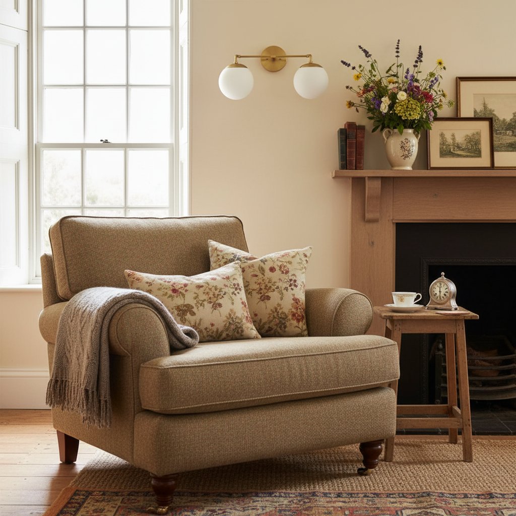 Glorica Glass Wall Sconce - Modern Vintage Vanity Light Fixture