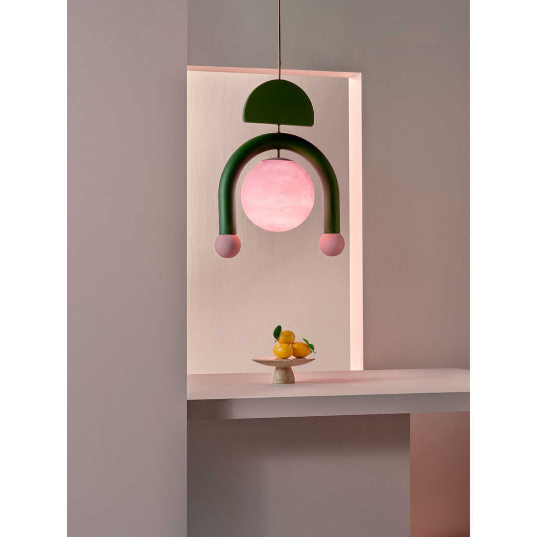 Lampa wisząca Eirene ze szkła