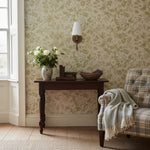 Load image into Gallery viewer, Curva Metal White Linen Sconce - Classic Brass Wall Light for Bedrooms
