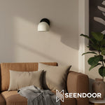 Load image into Gallery viewer, Metio Dual Cylinder Industrial Modern Wall Sconce for Living &amp; Powder Room
