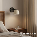 Load image into Gallery viewer, Metio Dual Cylinder Industrial Modern Wall Sconce for Living &amp; Powder Room
