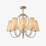 Cargar imagen en el visor de la Galería, Micahell Modern Shell Pendant Light – Sculptural Multi-Head Chandelier for Living Room