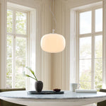 Load image into Gallery viewer, Lumivelle Minimalist Glass Pendant – Adjustable Height Dimmable Design
