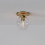 Load image into Gallery viewer, Selvion Modern Globe Pendant Light - Damp-Rated Bathroom Lighting - Luxe Glass Shade
