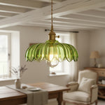 Afbeelding laden in galerijweergave, Petalbloom Rustieke Tulp Glazen Hanglamp – Bloemknop Design Hanglamp voor Eetruimte N58