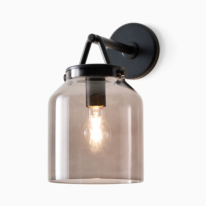 Hanton Minimalist Outdoor Wall Light - Matte Metal Industrial Sconce