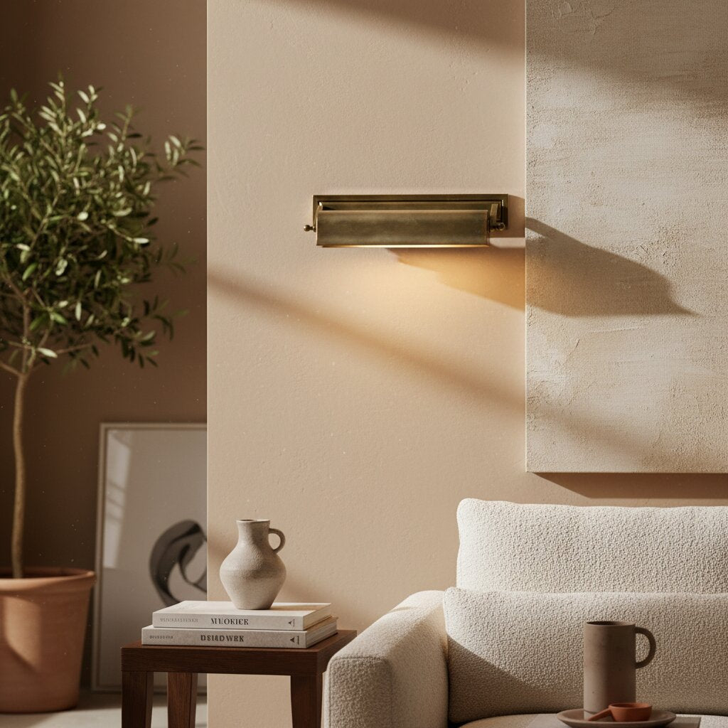 Libris Picture Light - Vintage-Inspired Metal Wall Lamp with Classic Silhouette for Bedroom or Reading Nook