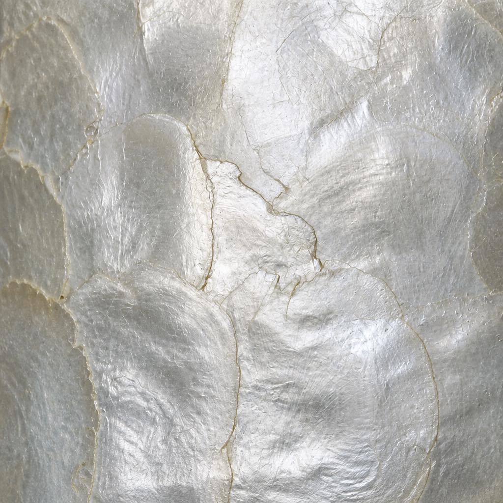 Beamira Natural Shell Mica Table Lamp – Handmade Crafted for Bedroom or Living Room