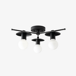 Load image into Gallery viewer, Radiro Globe Industrial Art Deco Light - Unfinished Brass Chandelier with Backsplashes
