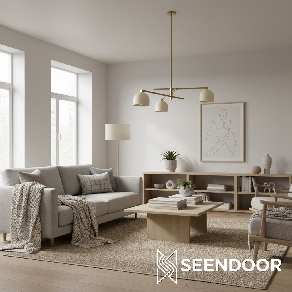 Metio Dome Multi-Head Pendant Light for Dining and Living Room