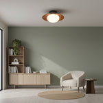 Afbeelding laden in galerijweergave, Oribela Plafondlamp Sculpturaal Globe Esthetiek met Zachte Sfeerverlichting voor Keuken en Lounge