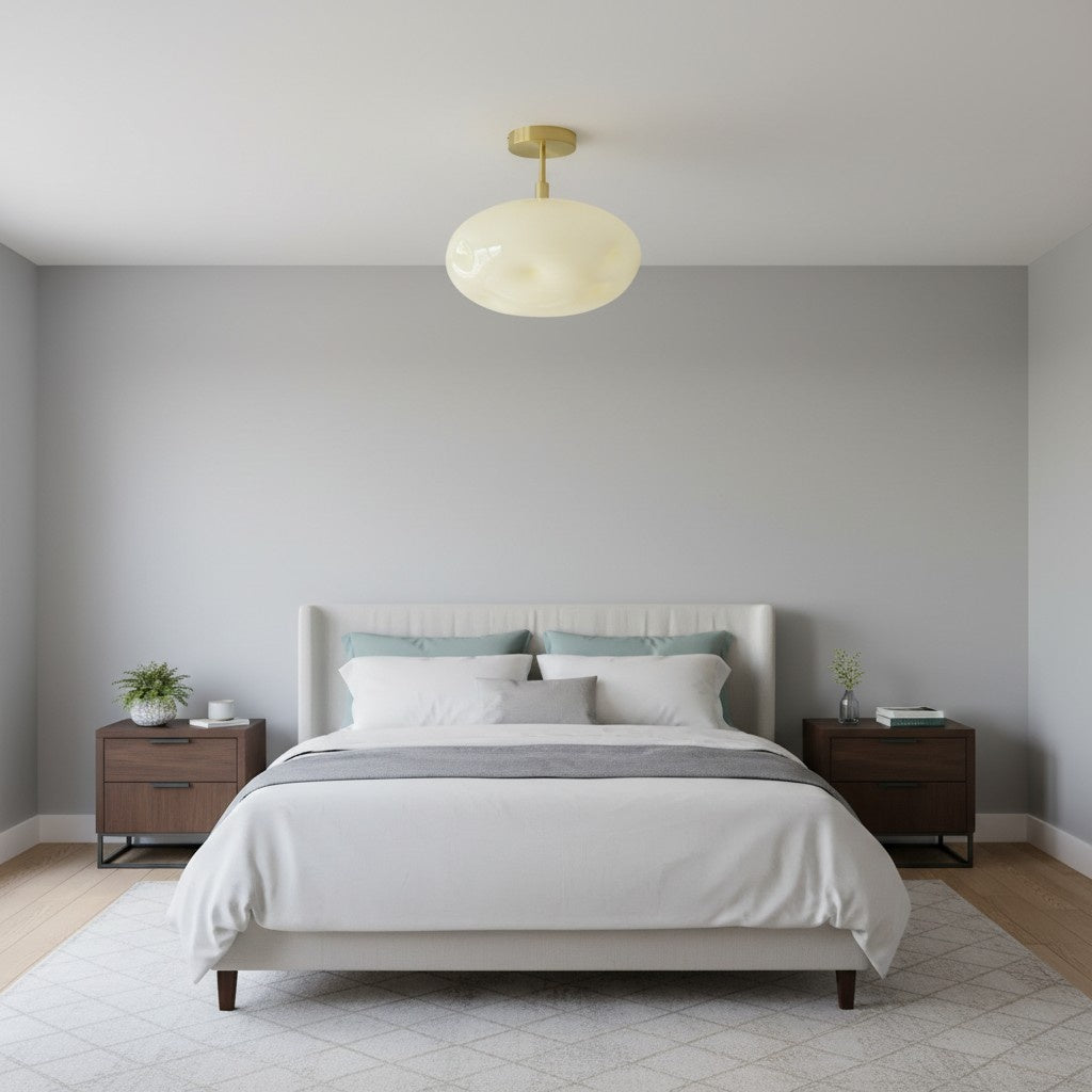 Orra Deckenlampe – Skulpturales Kugeldesign Modern Minimalistisch Vielseitig für Wohnzimmer