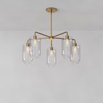 Load image into Gallery viewer, Lumivelle 5-Light Pebble Chandelier - Modern Glass Pendant Lighting
