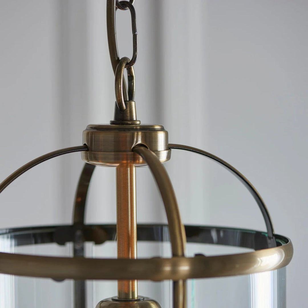 Suspension en verre Luxvana en forme de cloche - Luminaire style lanterne industrielle pour cuisine