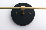 Load image into Gallery viewer, Conique Metal Dual Black Sconce with Cone Shades - Industrial Vanity Wall Light for Mirror
