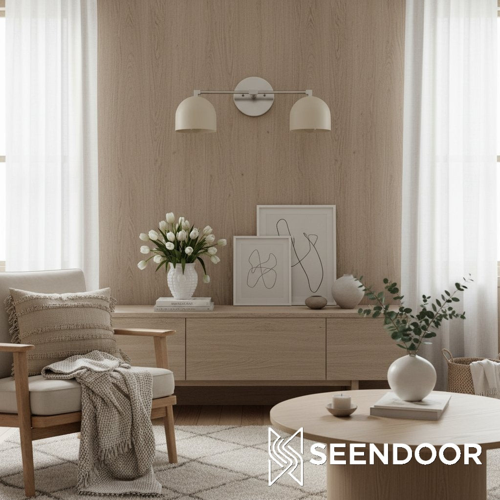 Metio Dome Half-Ball Design – Sleek Industrial Wall Light for Bathroom