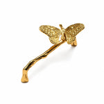 Carica l'immagine nella visualizzazione Galleria, Vintage Butterfly brass cabinet handle with 5.0 in c-c / 12.8 cm c-c mounting