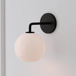 Load image into Gallery viewer, Selvion Artistic Globe Sconce Light - Handcrafted Glass Sculptural Wall Fixture
