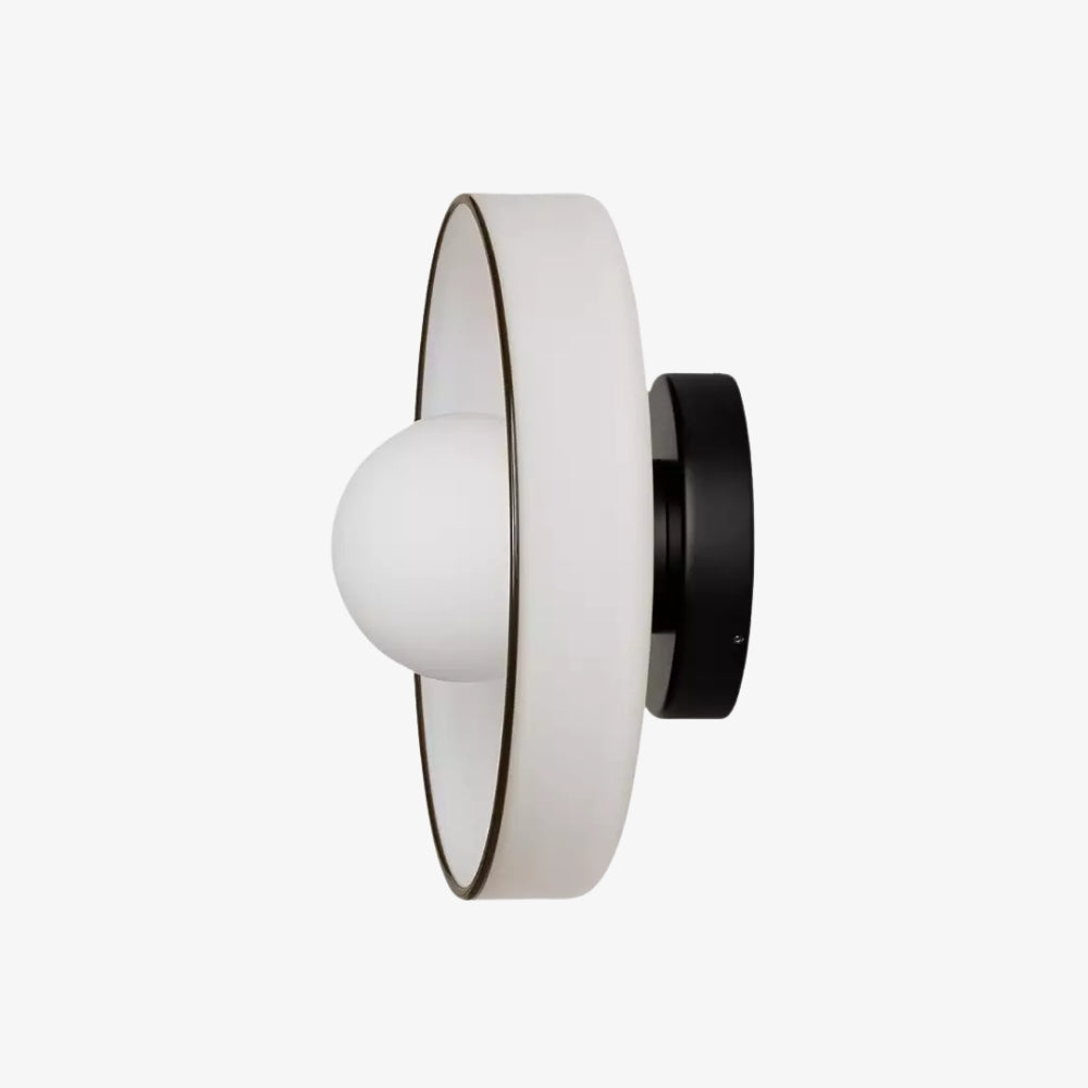 Lámpara de Pared y Techo Kalo - Aplique de Montaje Superficial con Disco de Vidrio Soplado