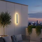 Cargar imagen en el visor de la Galería, Luz de Pared Ovalada Metálica Minimalista Edge IP65 Impermeable para Exterior