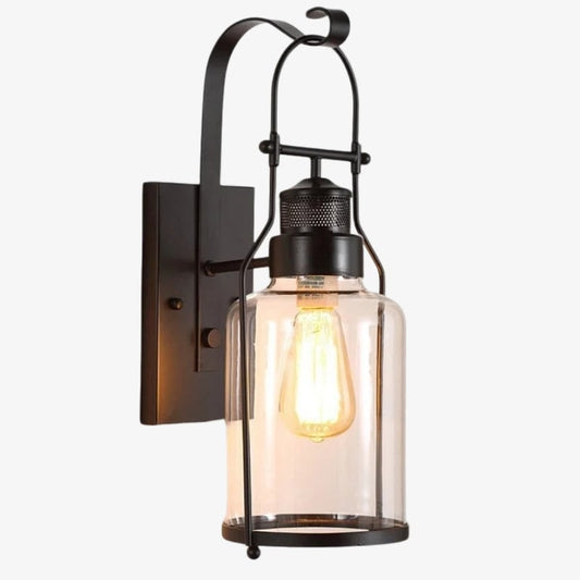 Aegis Outdoor Waterproof with Metal Cage Wall Light for Garden & Patio