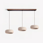Load image into Gallery viewer, Travertine Drum Pendant Lamp