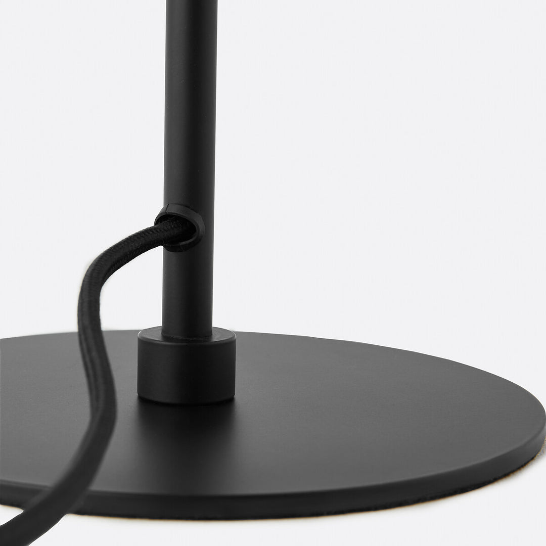 Clinco Colored Glass Table Lamp – Retro Mushroom Shade for Bedroom