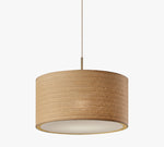 Load image into Gallery viewer, Dumora Fabric Drum Shade Pendant Light - Linen Design Hanging Light
