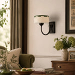Cargar imagen en el visor de la Galería, Pale Beige wall sconce installed in a living room corner