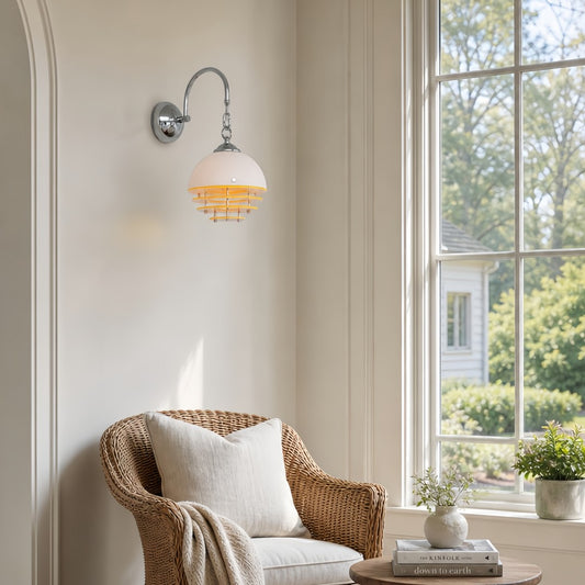 Afterglow Zonsondergang Bauhaus Glas Acryl Wandlamp - Artistieke Decoratieve Lamp voor Slaapkamer