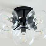 Load image into Gallery viewer, Brina Glass 5-Light Flush Mount - Minimalist Glass Ceiling Fixture
