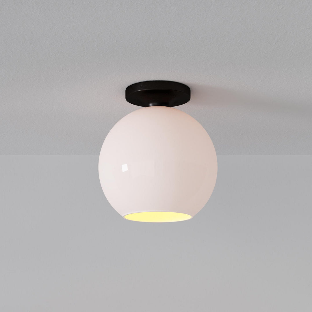 Selvion Modern Globe Pendant Light - Damp-Rated Bathroom Lighting - Luxe Glass Shade