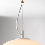 Load image into Gallery viewer, Lumivelle Minimalist Glass Pendant – Adjustable Height Dimmable Design
