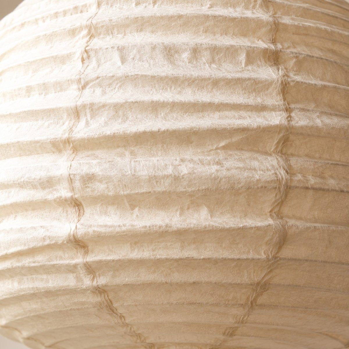 Close view of layered natural linen shade texture