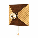 Cargar imagen en el visor de la Galería, Geometric Resin Wall Light With Metal Pull Chain