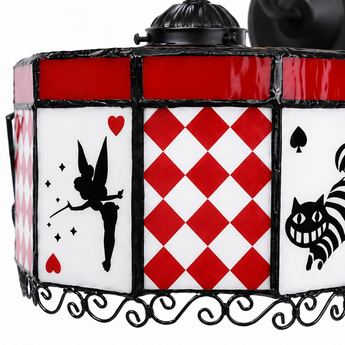 Alice Storybook Glass Wall Sconce